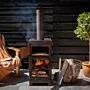 Esschert Chimenea Exterior + Horno de Pizza Oxido