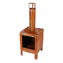 Esschert Chimenea Exterior Óxido S