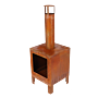 Esschert Chimenea Exterior Óxido S