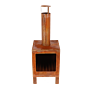 Esschert Chimenea Exterior Óxido S