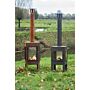 FORNO Chimenea exterior Digna Negro
