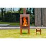 FORNO Chimenea exterior Digna XL Acero Corten