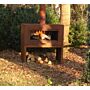 FORNO Chimenea exterior Enok Acero Corten