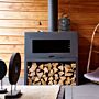 FORNO Chimenea exterior Enok Negro