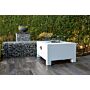 FORNO Mesa de fuego Brann Aluminio Blanco