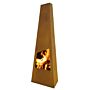 GardenMaxX Chingo XL Corten chimenea exterior