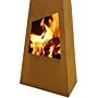 GardenMaxX Chingo XL Corten chimenea exterior