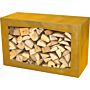 GardenMaxX Woodbox Corten Almacenamiento de madera
