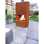 GardenMaxX Pinacate Corten chimenea exterior