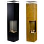 GardenMaxX Tacora negro chimenea exterior