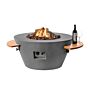 Happy Cocooning Mesa de Fuego Cone Antracita