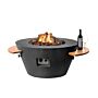 Happy Cocooning Mesa de Fuego Cone Negra