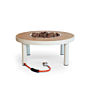 Mesa brasero Riviera 80 ostra beige Happy Cocooning