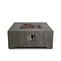 Mesa brasero Estate Square 88 travertino oscuro Happy Cocooning