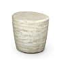Mesa auxiliar Organic travertino Happy Cocooning
