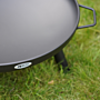 HEAT Cuenco de fuego Classic Ø 60 cm Feet & Handle Negro
