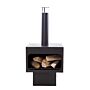 Redfire Jersey XL Chimenea de patio Negro