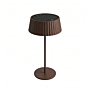 Lámpara de mesa solar Jyp marrón ZOLUNA