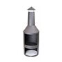 HEAT Chimenea exterior Larvik Negro