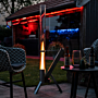 Green Flame Lounge Chimenea de Pellet de Acero Inoxidable