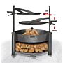 CookKing Cuenco de Fuego Multifuncional Montana X con Rejilla para Asar 60 cm