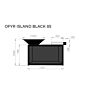 OFYR Island Negro 85 Ceramic Dark Grey