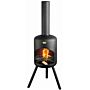 BonFeu BonSelo Chimenea Exterior Negra