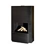 GardenMaxX Pinacate chimenea exterior negro