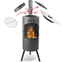 BonFeu Bontino LP Negro Chimenea Exterior