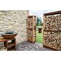Quoco Wood Storage Cremagliera Corten (3 tamaños)