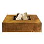 GardenMaxX cuenco de fuego Rima Corten 80 x 80 cm