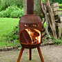 Chimenea de jardín BonSolo óxido BonFeu