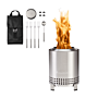 Pack ahorro Solo Stove Mesa XL acero inox. + juego de accesorios