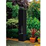 GardenMaxX Amayo XL negro chimenea exterior