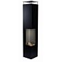 GardenMaxX Tacora negro chimenea exterior