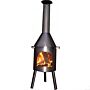 GardenMaxX Cotopaxi Inox chimenea exterior