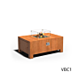 FORNO Mesa de fuego Brann Acero Corten