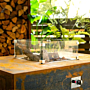 FORNO Mesa de fuego Brann Acero Corten
