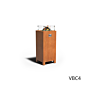 FORNO Mesa de fuego Brann Acero Corten