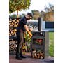 Chimenea de Jardín CookKing Vento con Función de Horno y Doble Acristalamiento