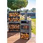 Chimenea de Jardín CookKing Vento con Función de Horno y Doble Acristalamiento