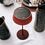 Lámpara de mesa solar Jyp rojo oxidado ZOLUNA