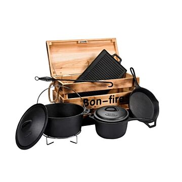 Bon Fire Set de cocina de hierro fundido