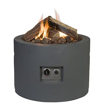 Mesa de fuego Happy Cocooning redonda antracita
