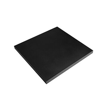Tapa para mesa Cocoon cuadrada pequeña negra
