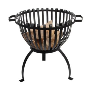 Esschert Design Cesta de fuego Tulipán
