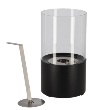 Esschert Bioethanol Chimenea de Mesa Negro Redonda