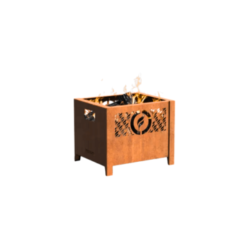 Forno caja de fuego Corten acero foto del producto
