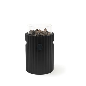 Chimenea de mesa Lumi Rib negro Happy Cocooning