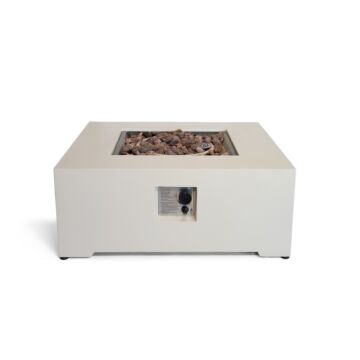 Mesa brasero Estate Square 88 ostra beige Happy Cocooning